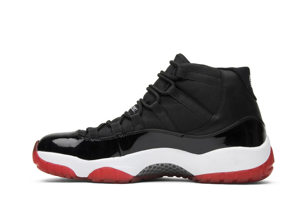Air Jordan 11 Retro 'Bred' 2012 - Black Patent Leather Basketball Sneaker