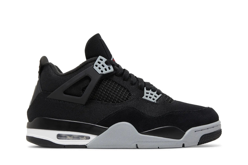 Jordan 4 Retro SE Black Canvas - Classic Wings & Nike Air Design