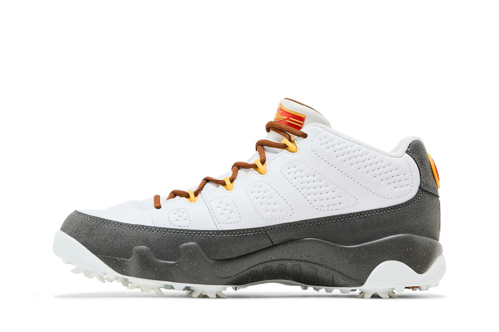 Jordan 9 Low Golf 'US Open' - White/Gold/Grey Colorway