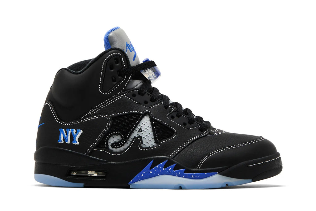Awake NY x Air Jordan 5 Retro 'Boro' Black Racer Blue - Limited Collaboration Sneaker