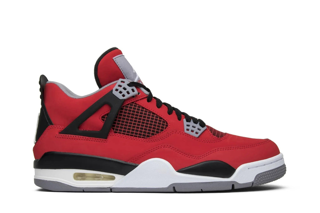 Jordan 4 Retro 'Toro Bravo' 2013 Fire Red Nubuck Sneaker