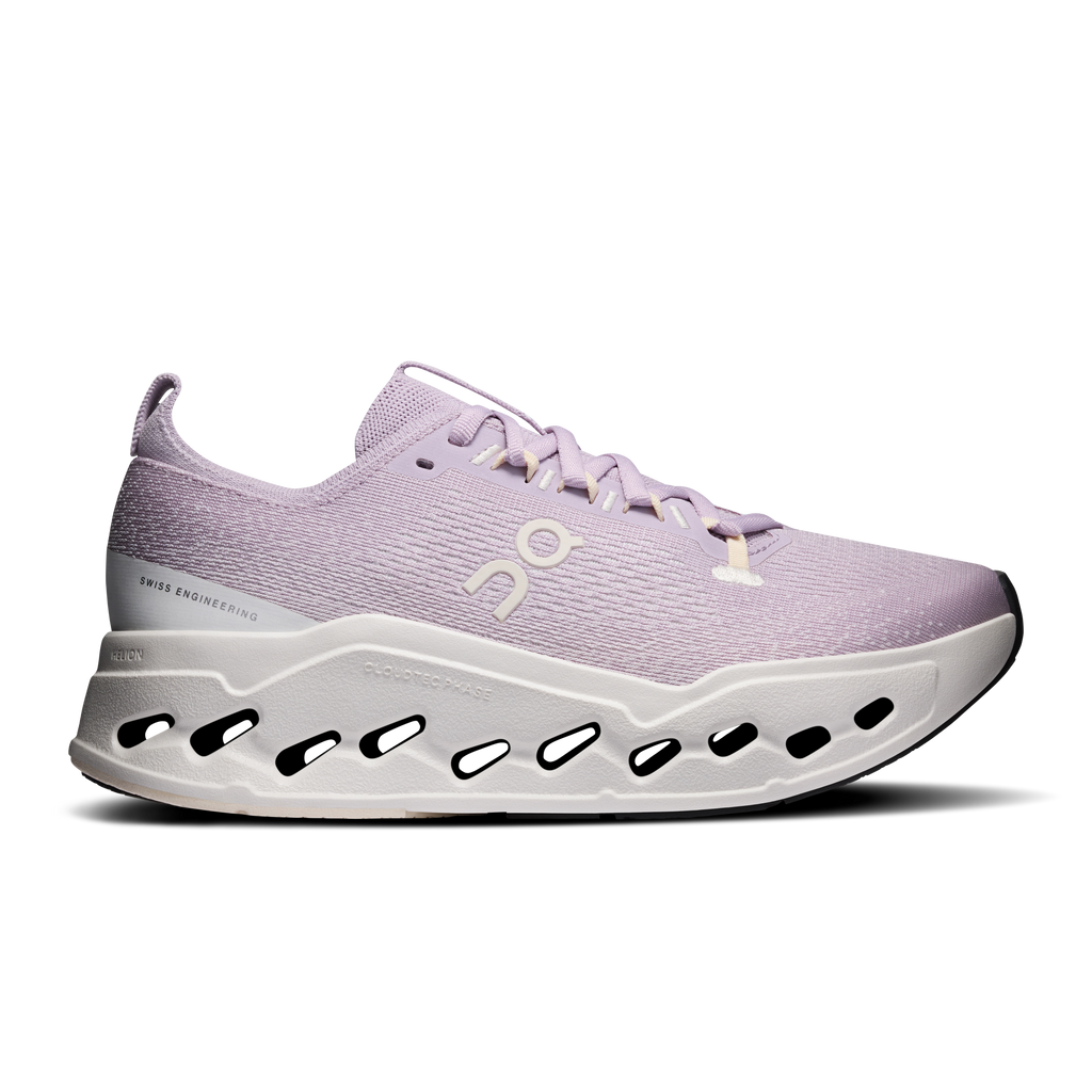 ON Women's Cloudsurfer Max - Foxglove Ivory