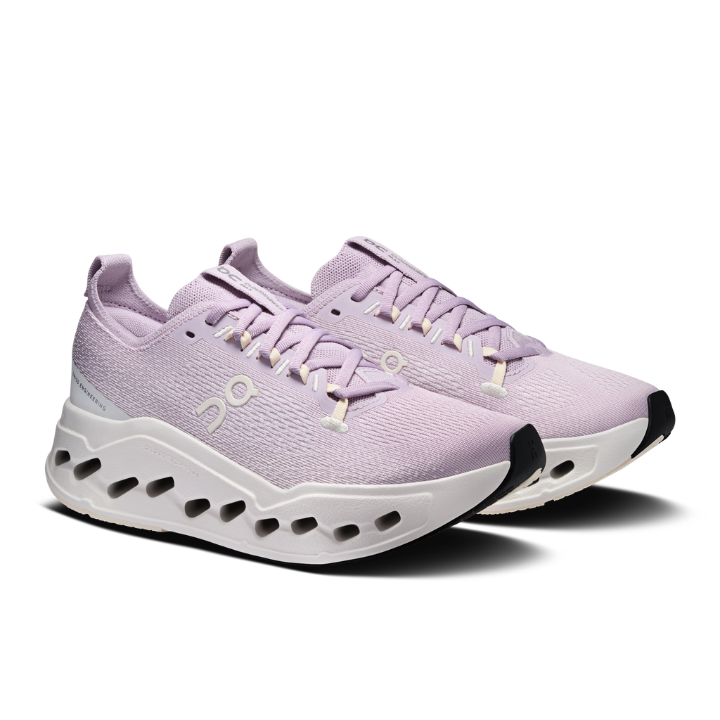 ON Women's Cloudsurfer Max - Foxglove Ivory