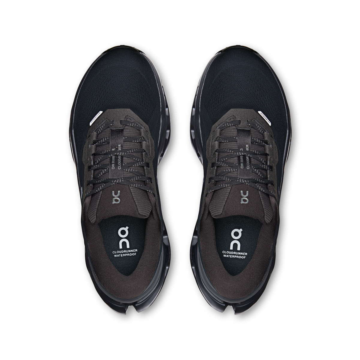 ON Women's Cloudrunner 3 WP - Black Black