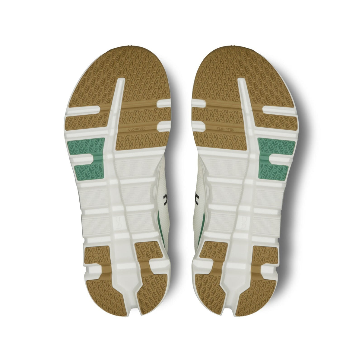 On Mens Cloudrunner 2- White/Green (3ME10144433)
