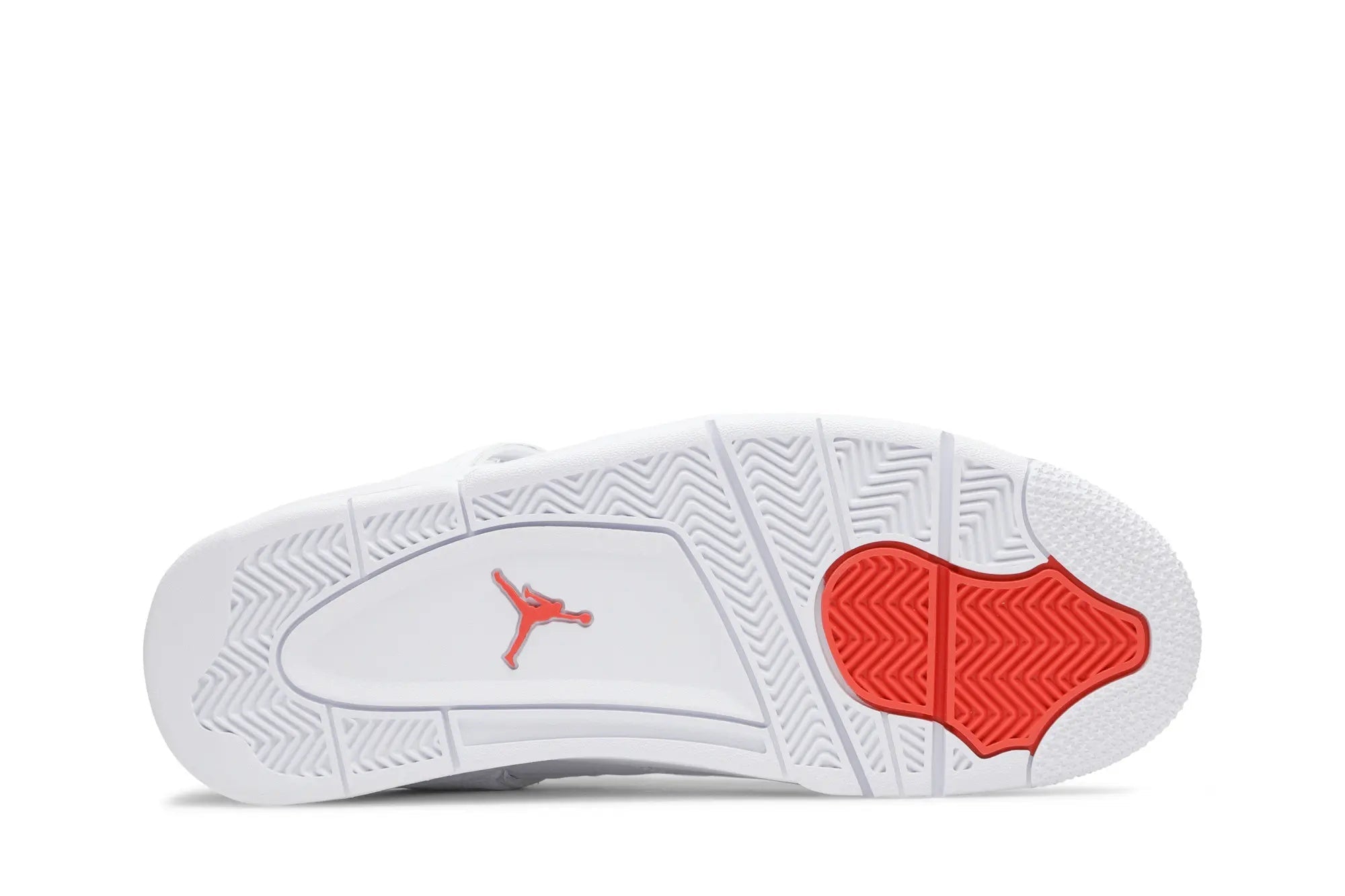 Jordan 4 Retro 'Metallic Orange' - Classic Basketball Sneaker with Metallic Accents