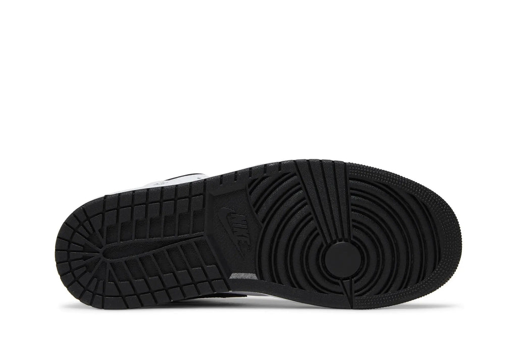 Jordan 1 Mid White Black - Classic Two-Tone Basketball Sneaker