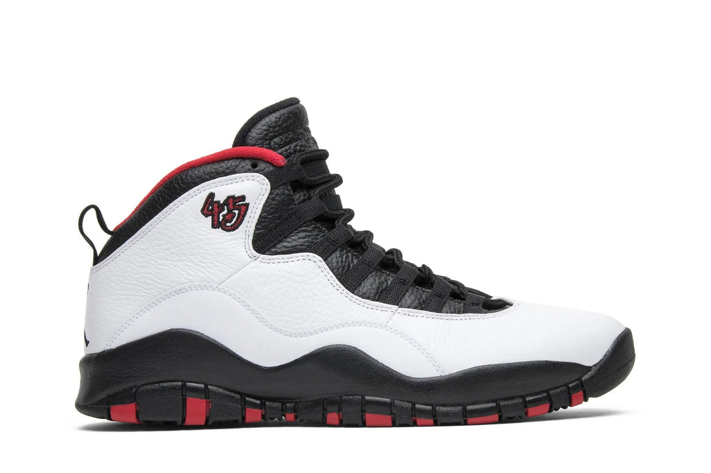 Jordan 10 'Double Nickel' White Varsity Red Black - 55-Point Tribute