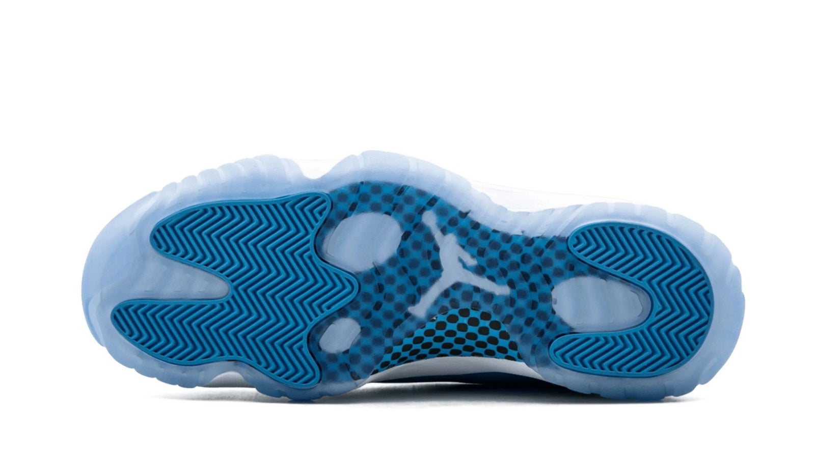 Air Jordan 11 Retro Low UNC - University Blue Patent Leather Sneaker