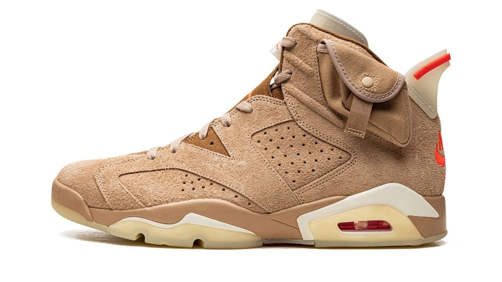 Air Jordan 6 Retro Travis Scott British Khaki - Exclusive Collab