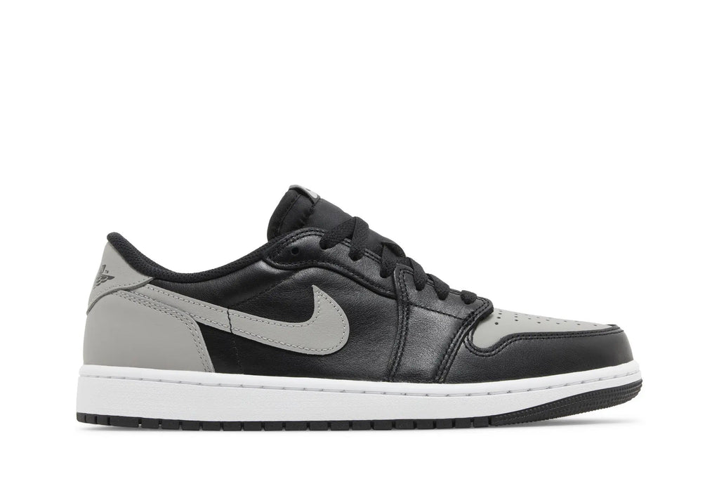 Jordan 1 Retro Low OG 'Shadow' 2024 | Classic Black & Grey Leather Sneaker