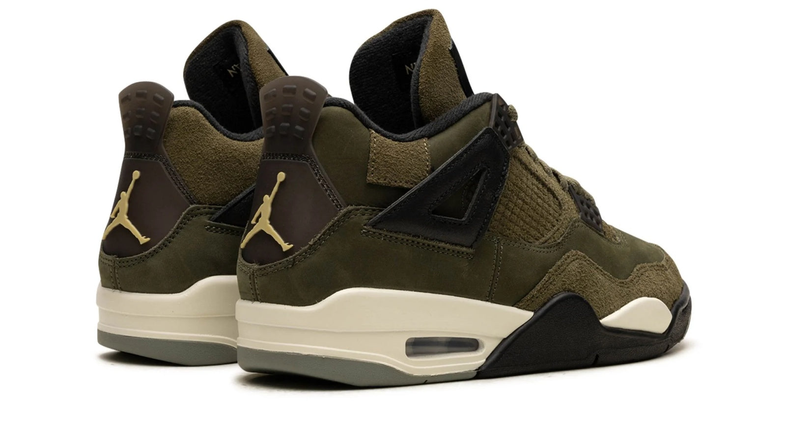 Air Jordan 4 Craft Medium Olive | Premium Nubuck & Suede Retro