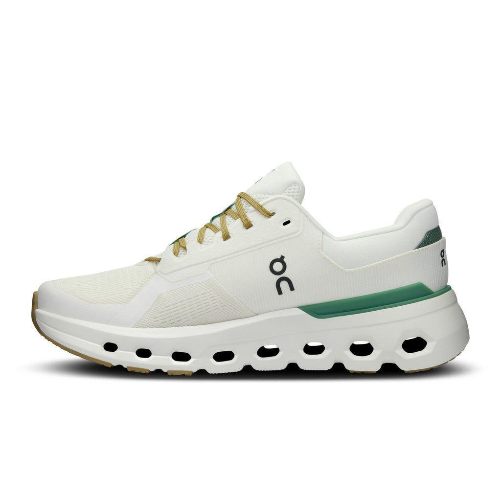 On Mens Cloudrunner 2- White/Green (3ME10144433)