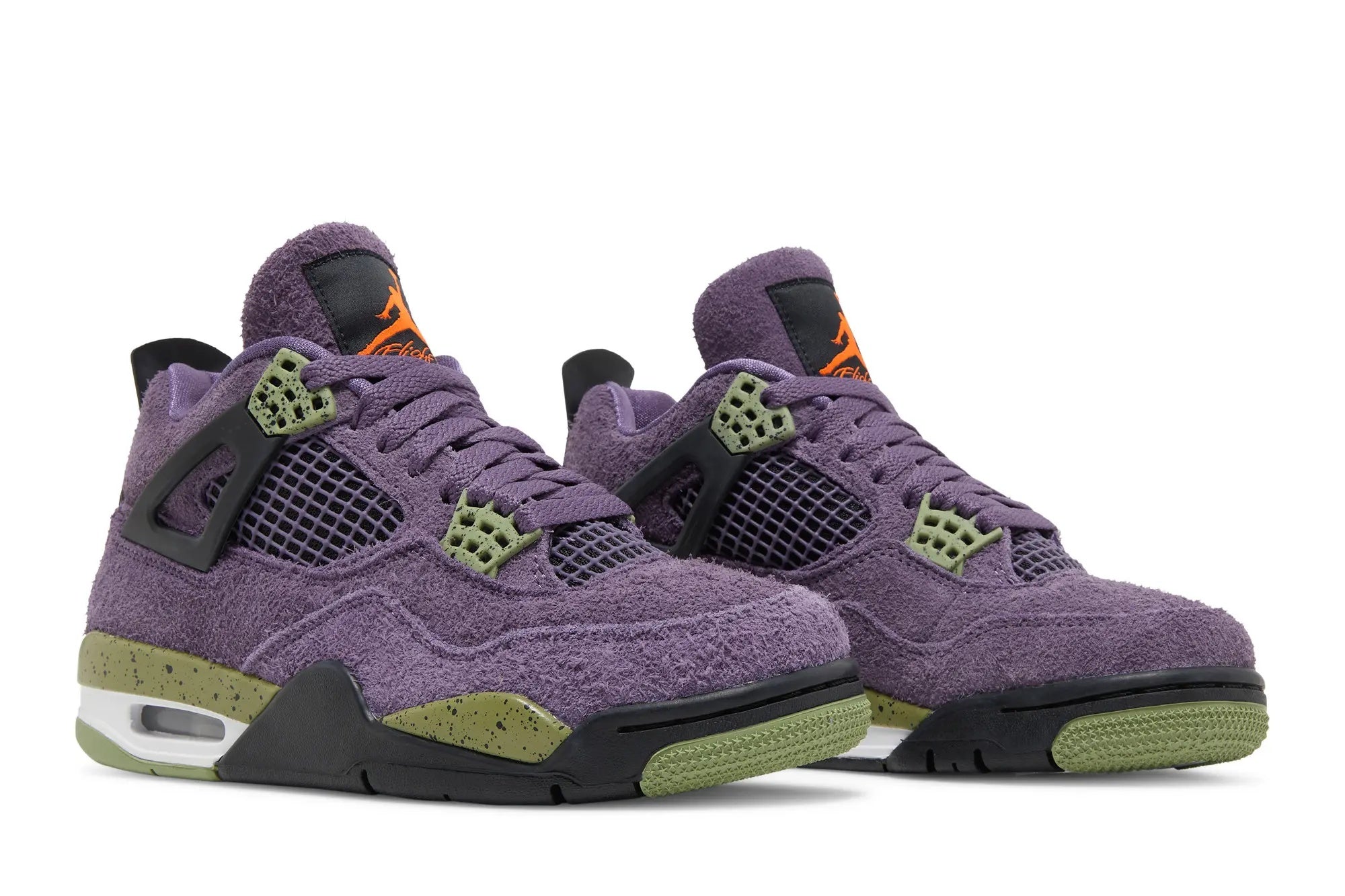 Women's Air Jordan 4 Retro 'Canyon Purple' - Shaggy Suede Retro Sneaker