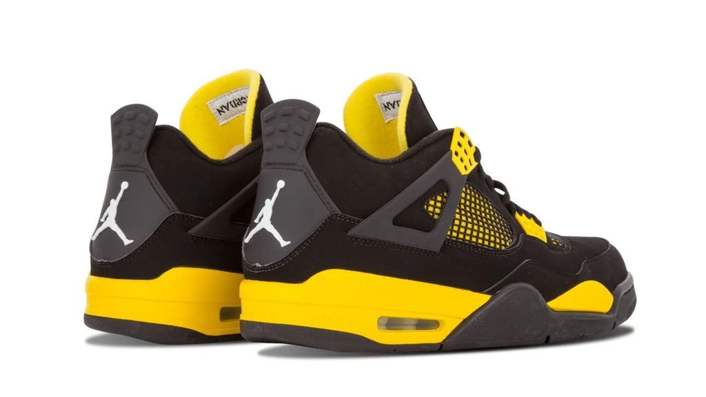 Air Jordan 4 Retro Thunder - Black & Tour Yellow Classic Sneaker