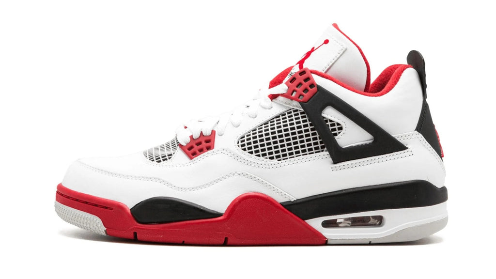 Air Jordan 4 Retro Fire Red - Classic 1988 Court Colorway