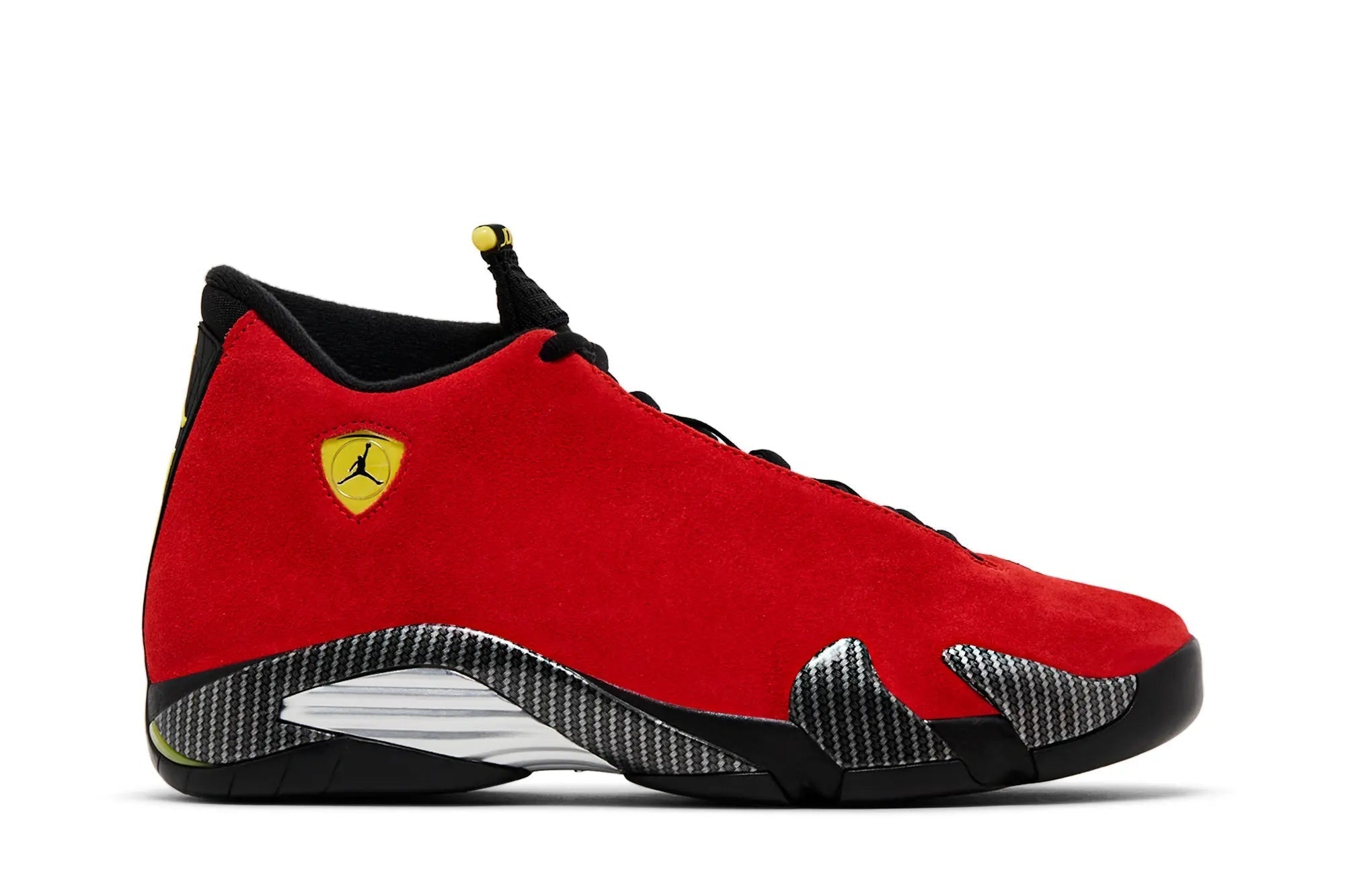 Air Jordan 14 Retro 'Ferrari' 2025 - Red Suede Racing Heritage Sneaker