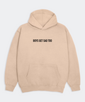 BLOCK LOGO HOODY SAND KIDS