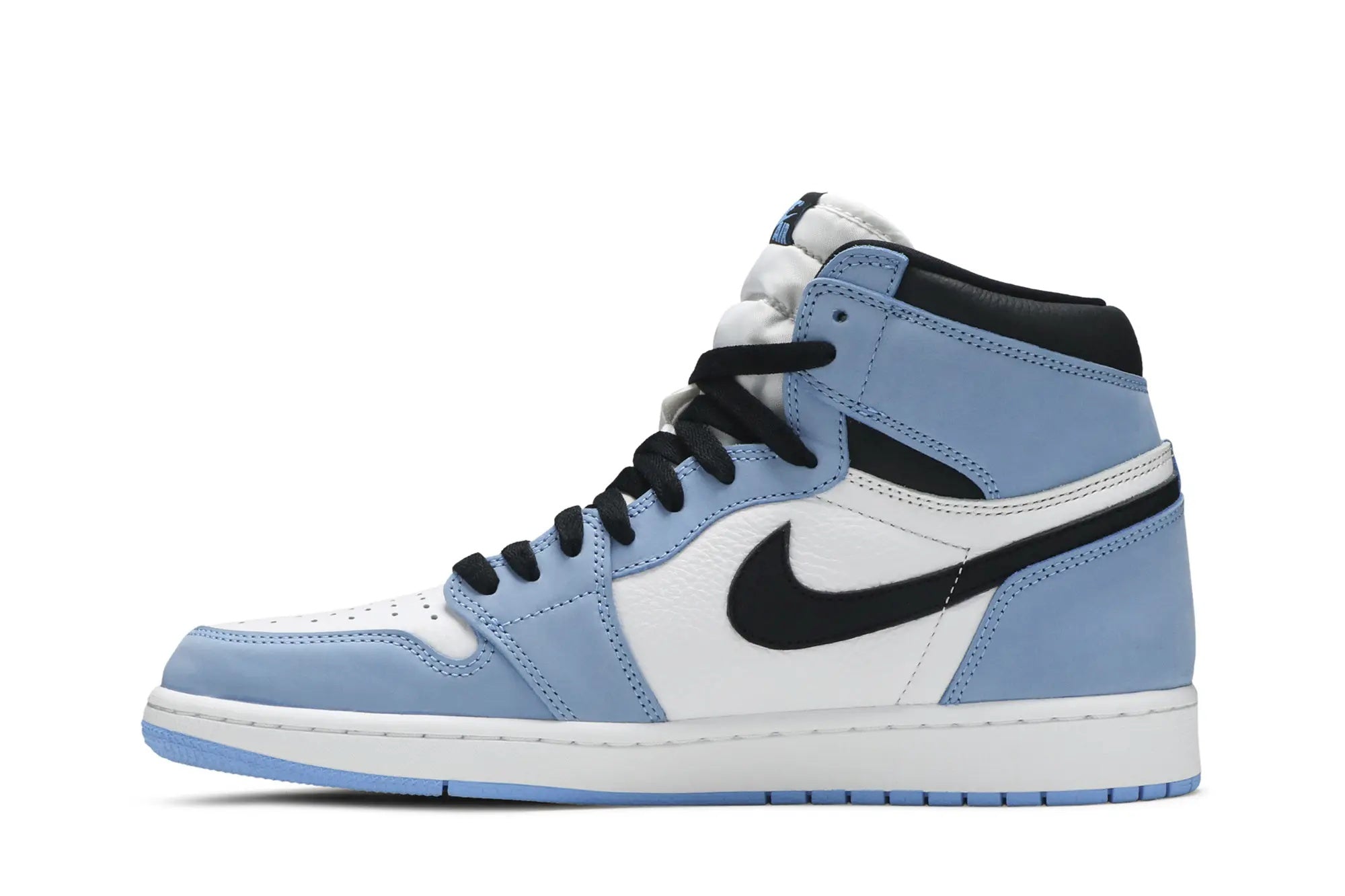 Jordan 1 Retro High OG 'University Blue' - Classic UNC-Inspired Leather Sneaker