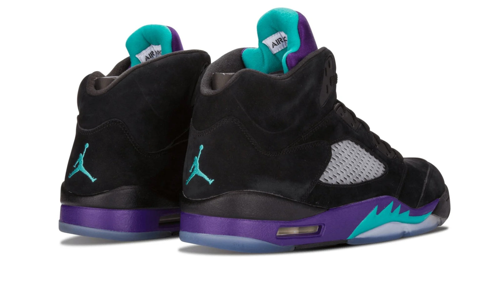 Air Jordan 5 Retro Black Grape - Purple & Teal Colorway