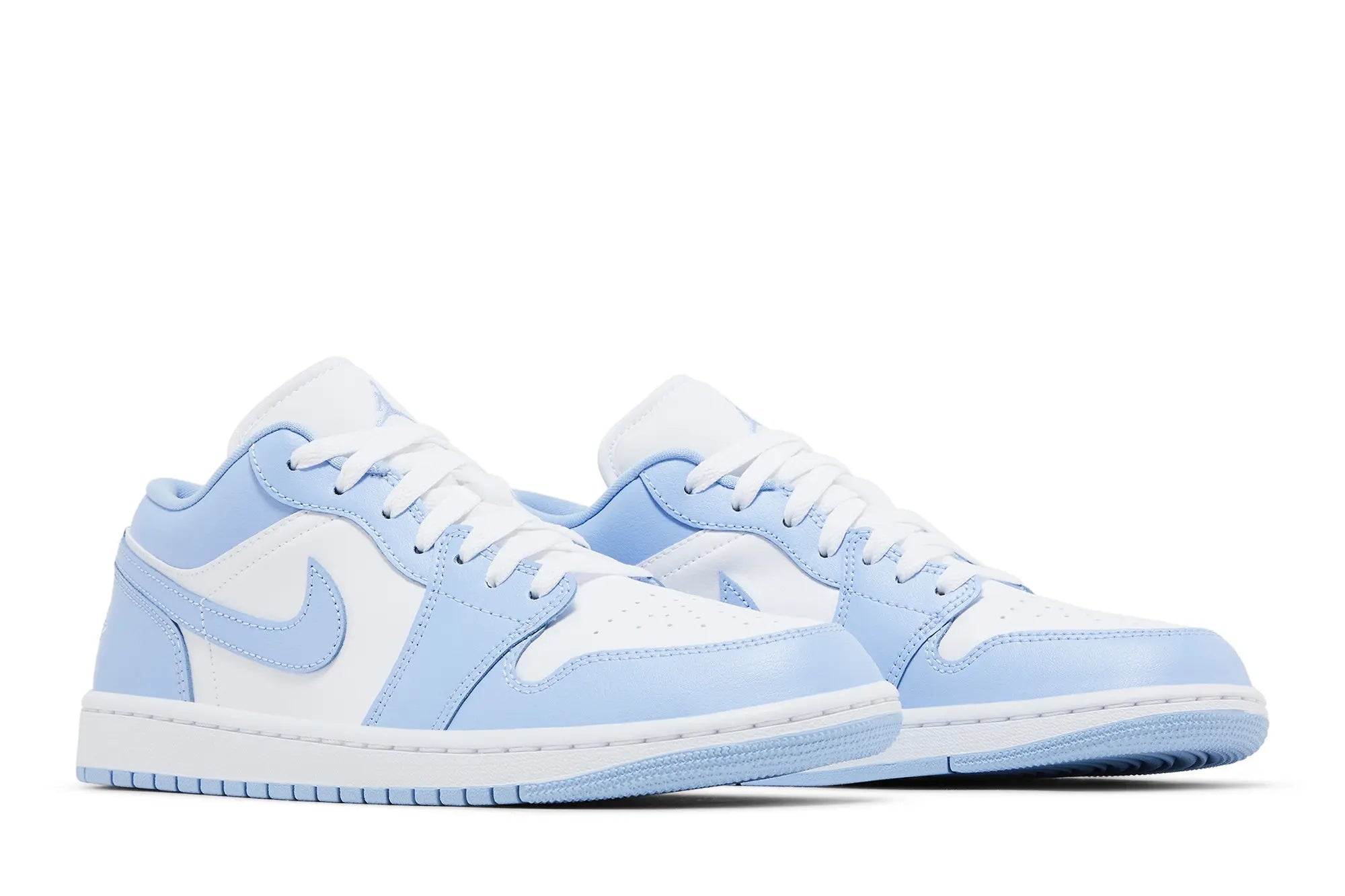 Women's Jordan 1 Low Aluminum - Classic White & Silver Sneaker