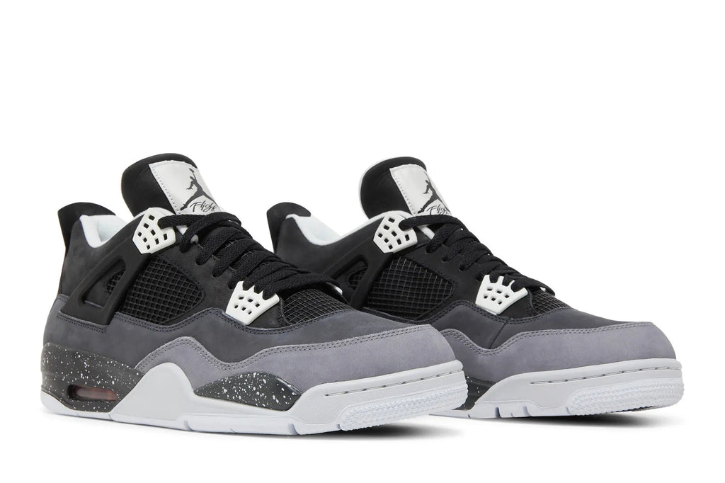 Jordan 4 Retro 'Fear' 2024 - Black Nubuck Heritage Sneaker