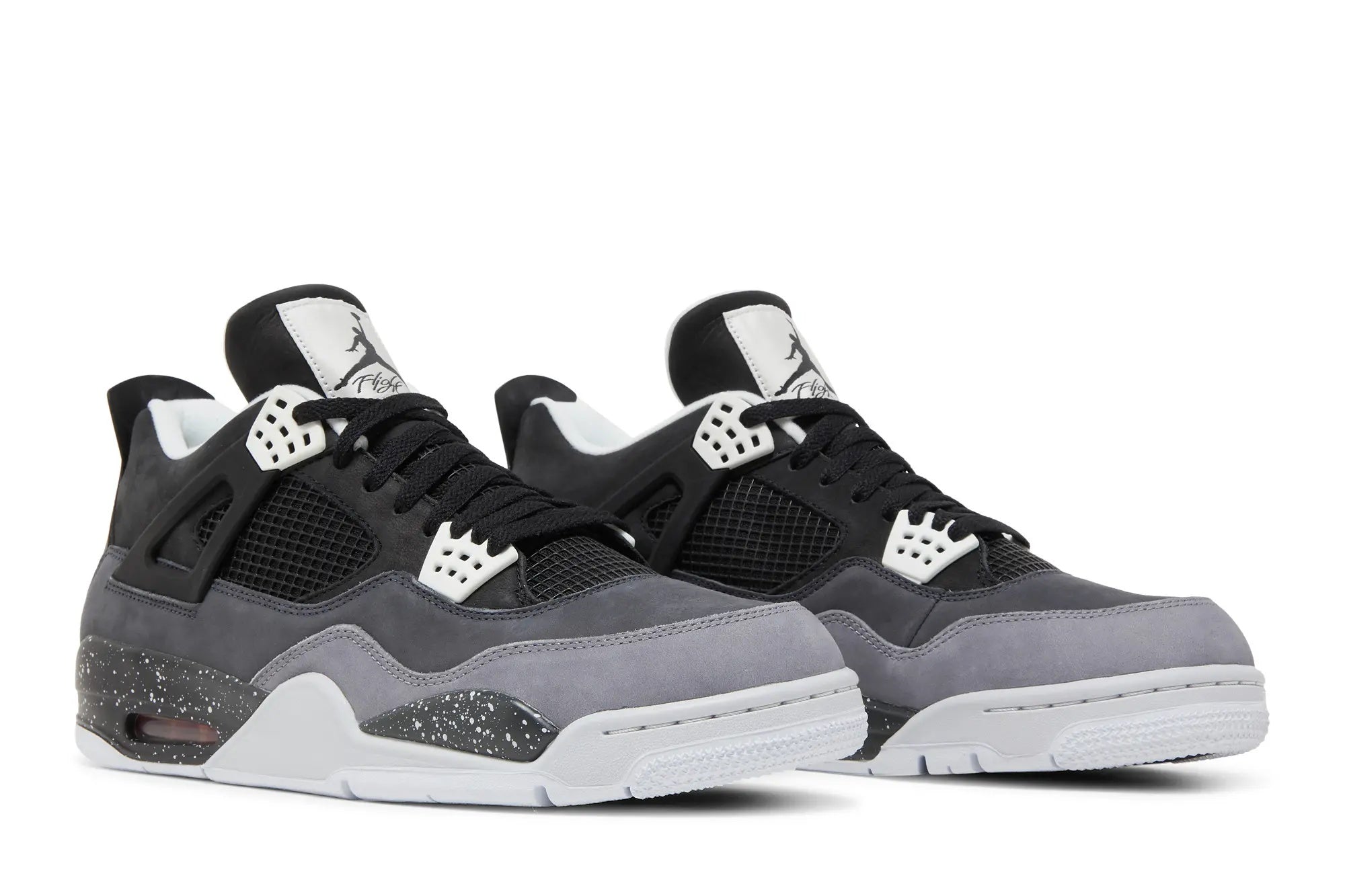 Jordan 4 Retro 'Fear' 2024 - Black Nubuck Heritage Sneaker