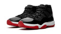 Air Jordan 11 Retro Bred 2019 - Iconic Black & Red Patent Leather Sneaker