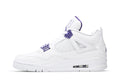 Air Jordan 4 Retro 'Metallic Court Purple' - Classic Basketball Sneaker