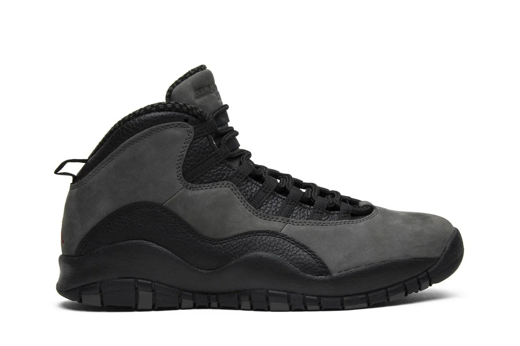 Jordan 10 Retro Shadow 2018 - Iconic Black Nubuck & Tumbled Leather Sneaker