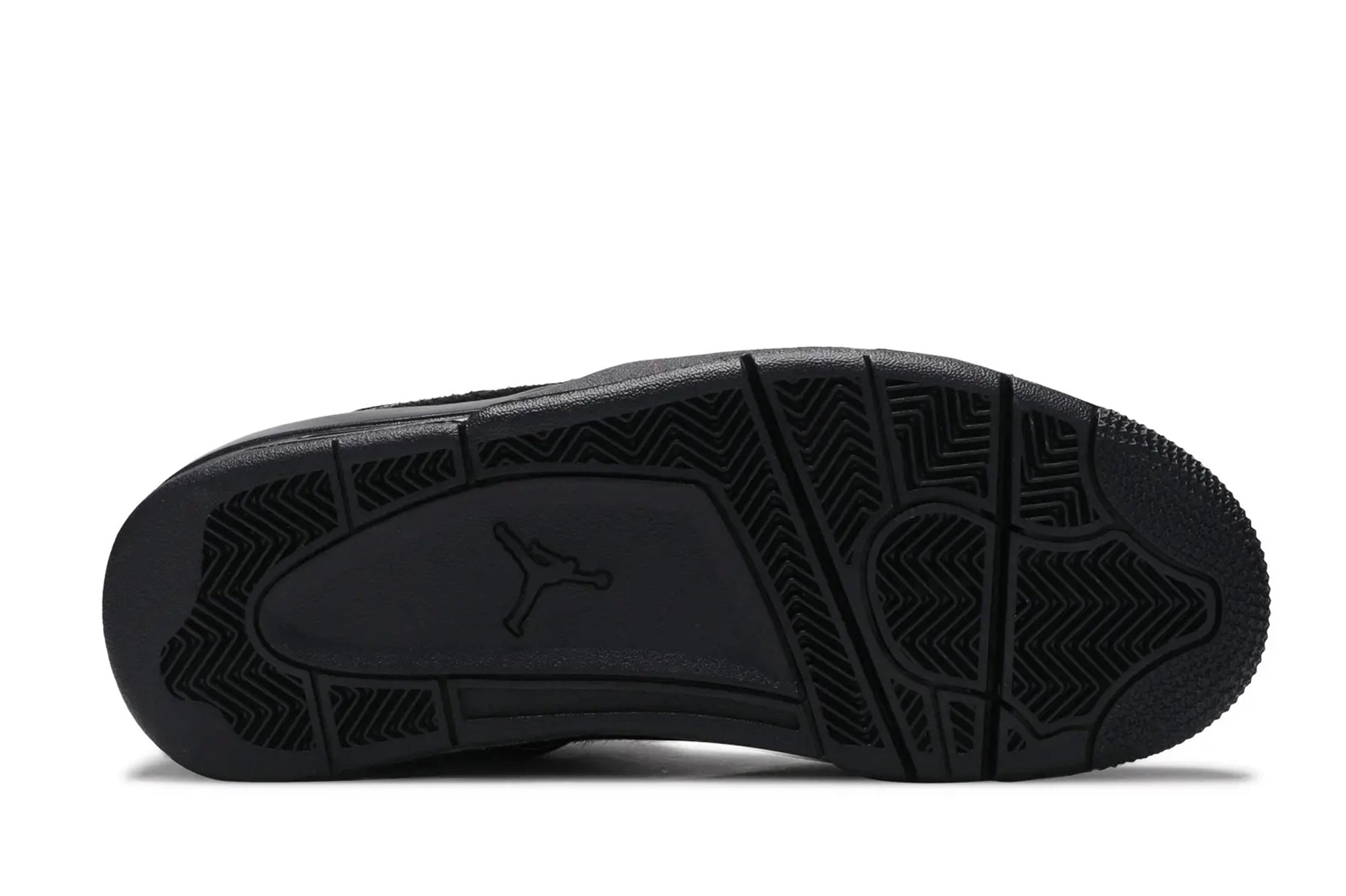 Olivia Kim x Women's Jordan 4 Retro 'No Cover' Black Calf Hair Sneaker