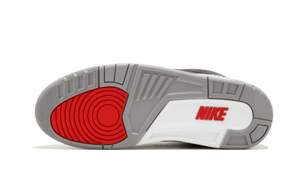 Air Jordan 3 Retro OG Black Cement - Authentic Nike Air Heel
