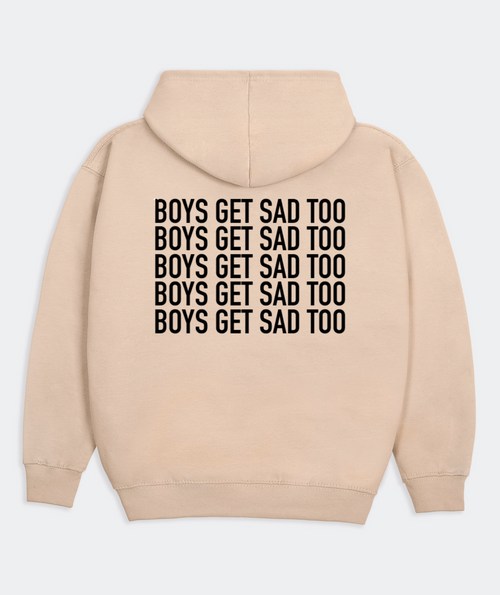 BLOCK LOGO HOODY SAND KIDS
