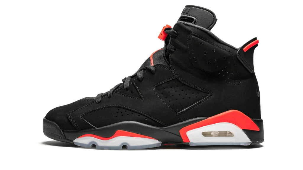 Air Jordan 6 Retro Black Infrared 2019 - Remastered Classic with Nike Air Heel