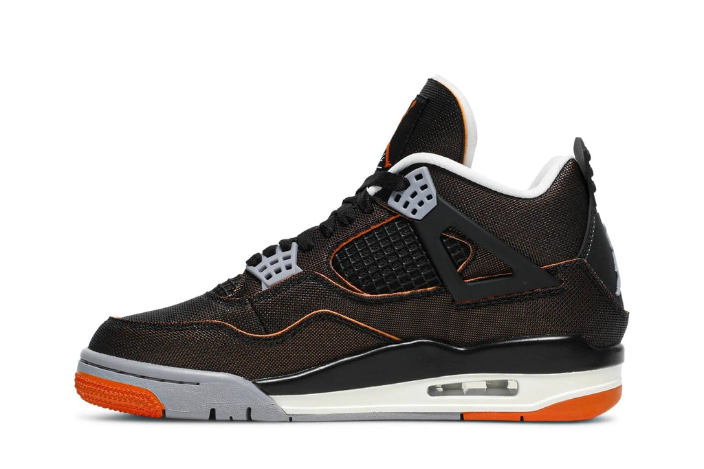 Women's Jordan 4 Retro 'Starfish' - Sail/Black/Light Smoke Grey
