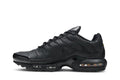 Nike Air Max Plus TN Triple Black - Premium Leather Sneaker with Max Air Cushioning