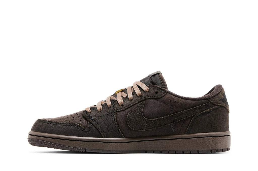 Travis Scott x Air Jordan 1 Low OG SP 'Velvet Brown' - Reverse Swoosh Cactus Jack