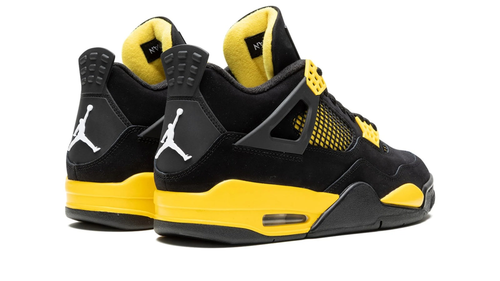 Air Jordan 4 Retro Thunder 2023 - Black & Tour Yellow Basketball Shoe