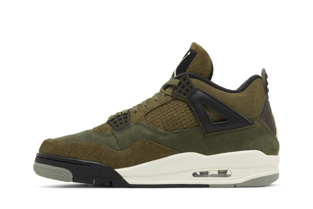 Jordan 4 Retro SE Craft 'Olive' - Premium Nubuck & Suede Sneaker
