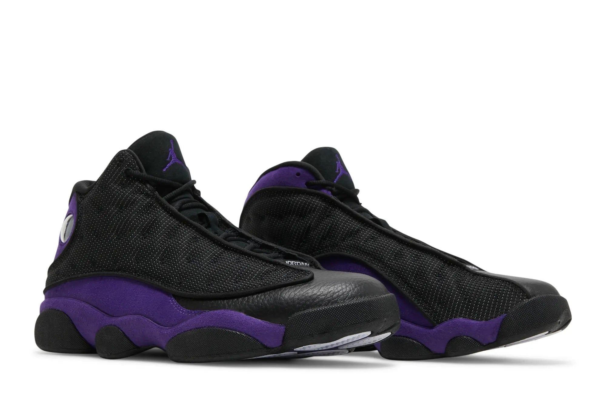 Air Jordan 13 Retro 'Court Purple' - Classic Mid-Top Sneaker with Iconic Cat-Eye Hologram