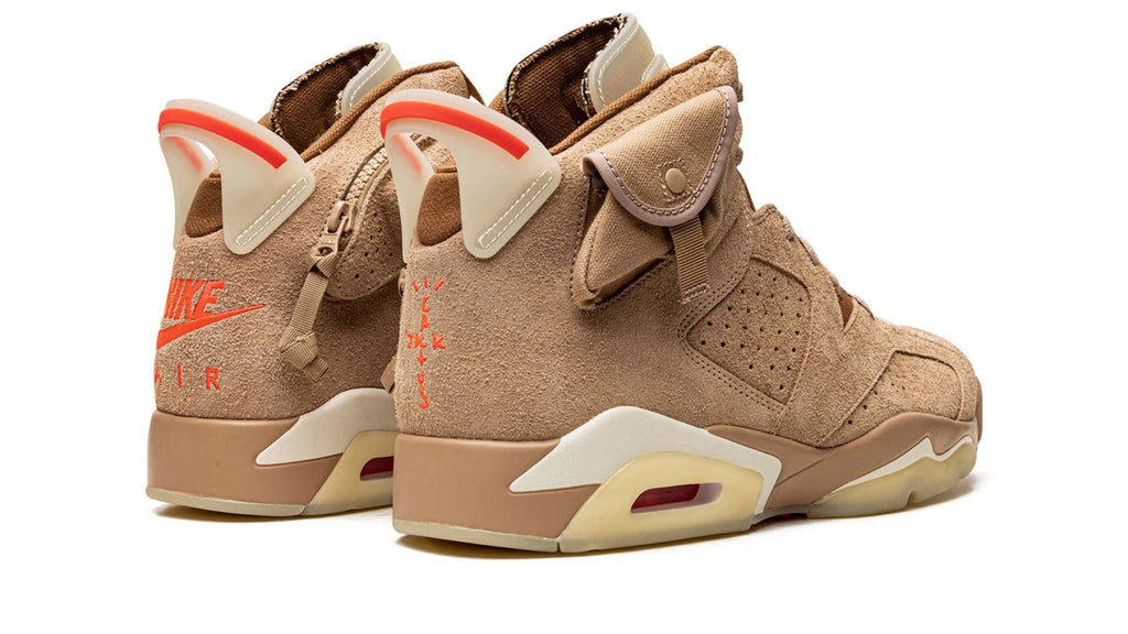Air Jordan 6 Retro Travis Scott British Khaki - Exclusive Collab
