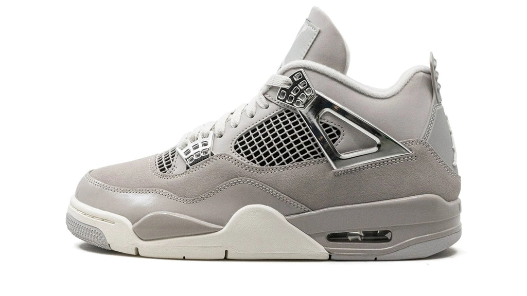 Women's Air Jordan 4 Retro "Frozen Moments" - Light Iron Ore Suede