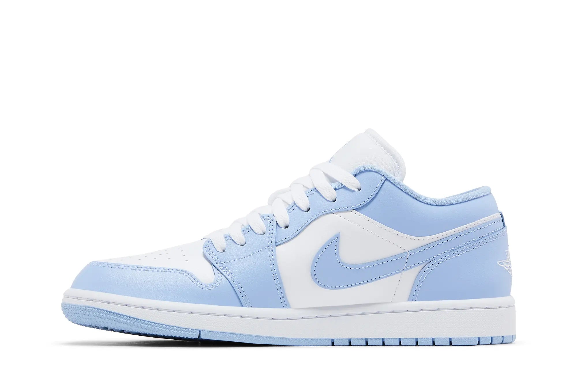 Women's Jordan 1 Low Aluminum - Classic White & Silver Sneaker