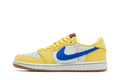 Travis Scott x Women's Jordan 1 Retro Low OG SP 'Canary' - Limited Collaboration Sneaker