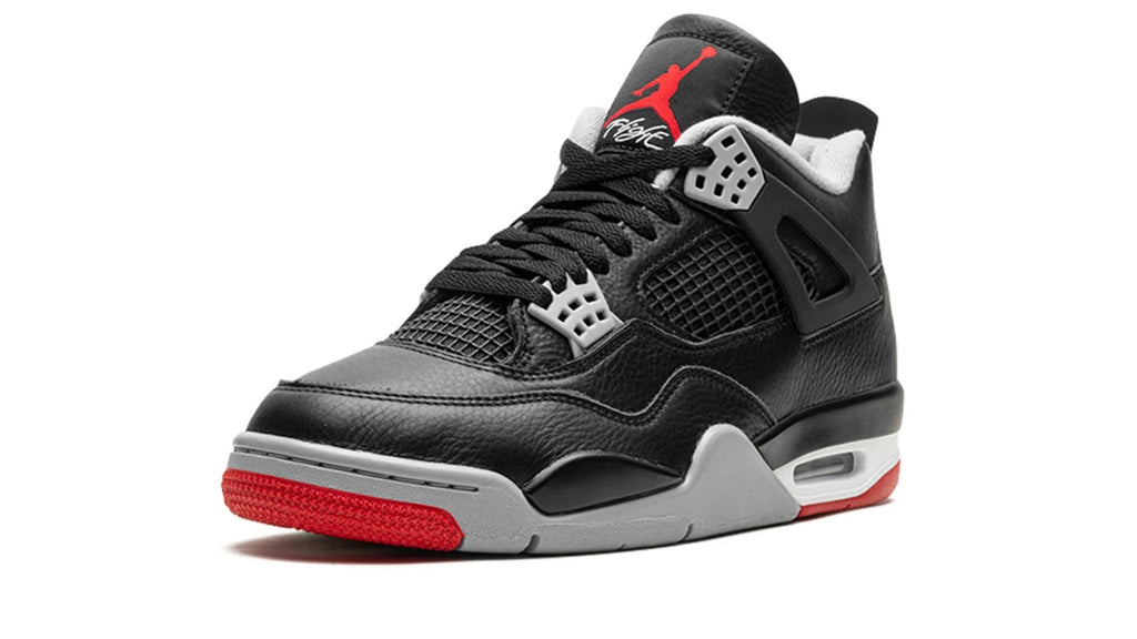 Air Jordan 4 'Bred Reimagined' - Classic Black & Red Retro Sneaker (2024)