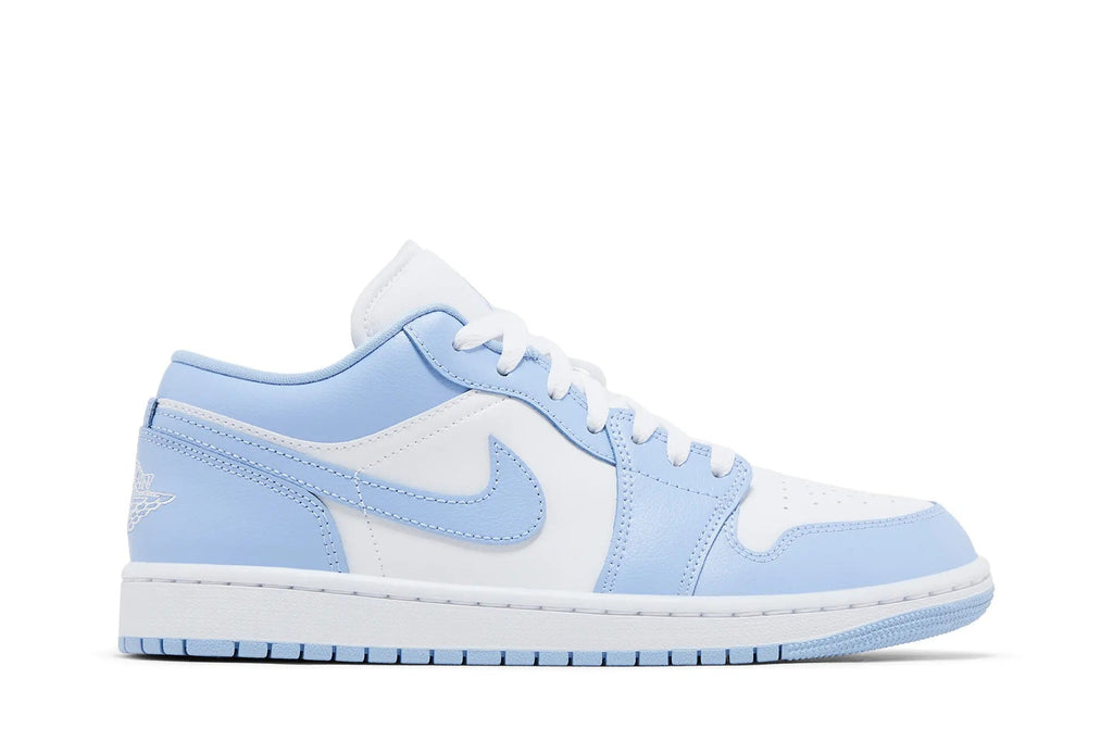 Women's Jordan 1 Low Aluminum - Classic White & Silver Sneaker
