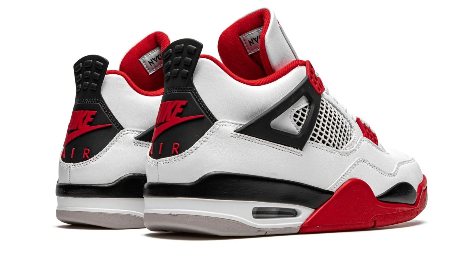 Air Jordan 4 Retro Fire Red 2020 - OG Nike Air Heel