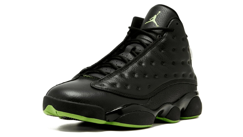 Air Jordan 13 Retro Altitude 2017 - Original All-Leather Black & Green