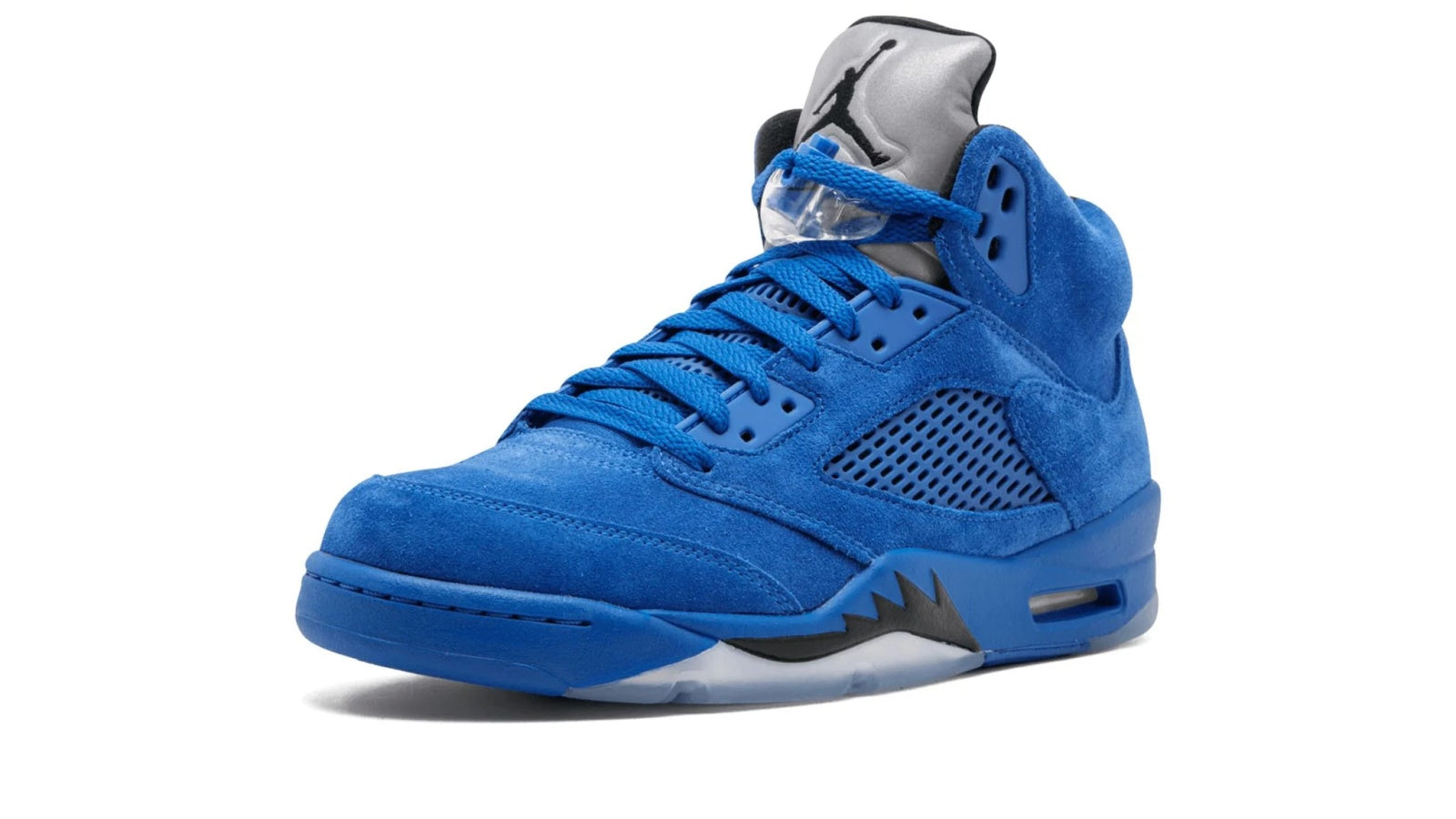 Air Jordan 5 Retro Blue Suede - Premium Flight Suit Edition
