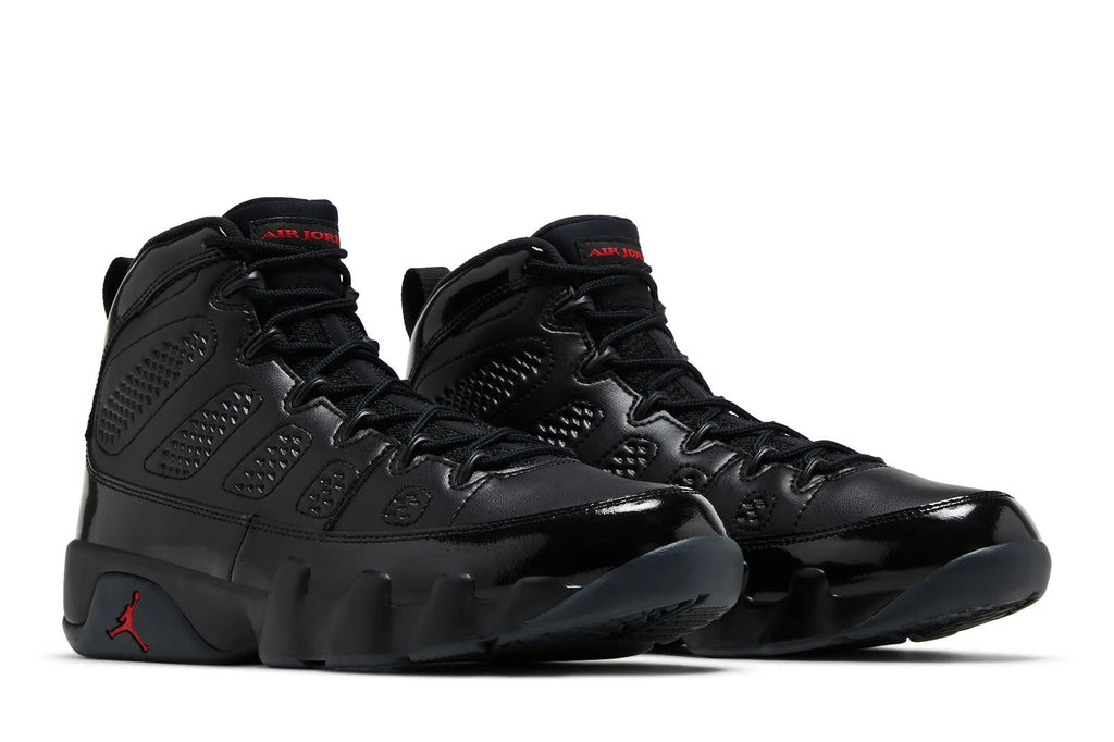 Jordan 9 Retro 'Bred' Black University Red High-Top Sneaker